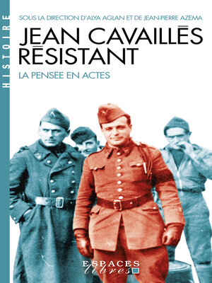 cover image of Jean Cavaillés résistant